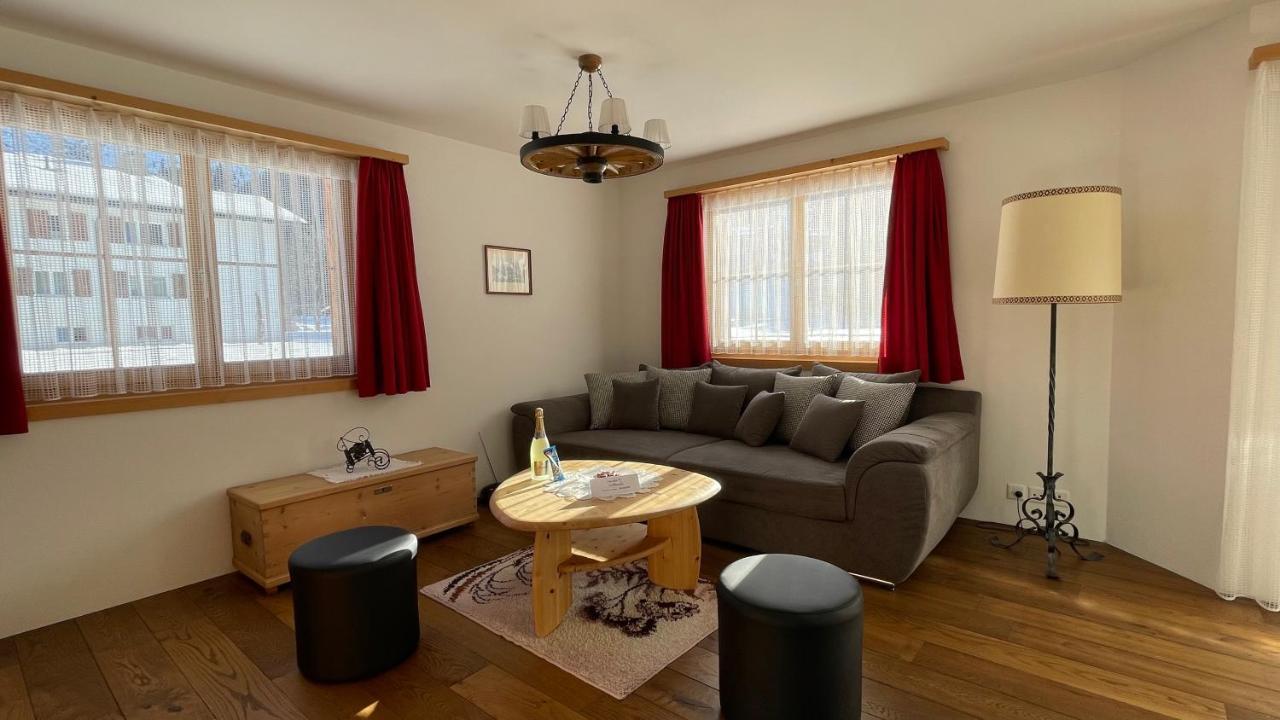 Ferienwohnung Mit Idyllischer Aussicht Klosters Dış mekan fotoğraf